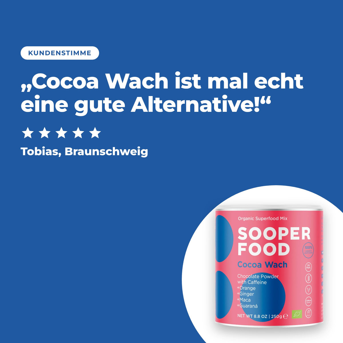 Cocoa Wach Orange-Ingwer - Kundenstimme