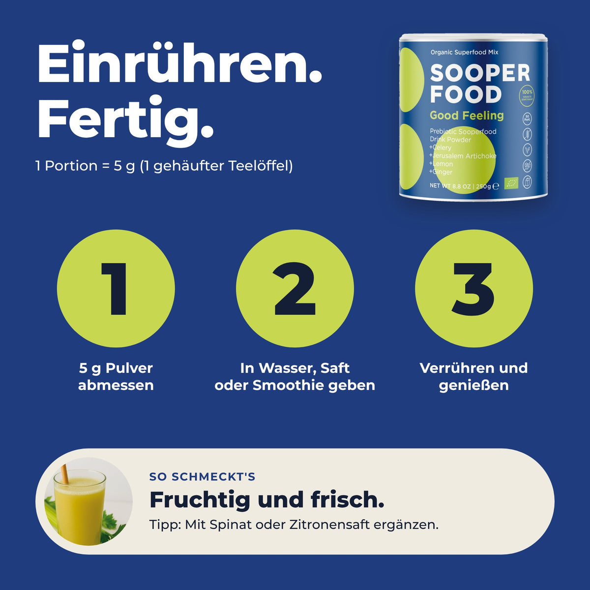 Good Feeling - Anwendung