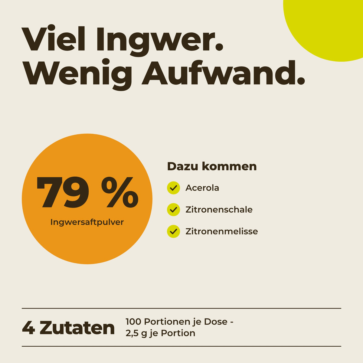 Ingwer Shot - Kernfakt