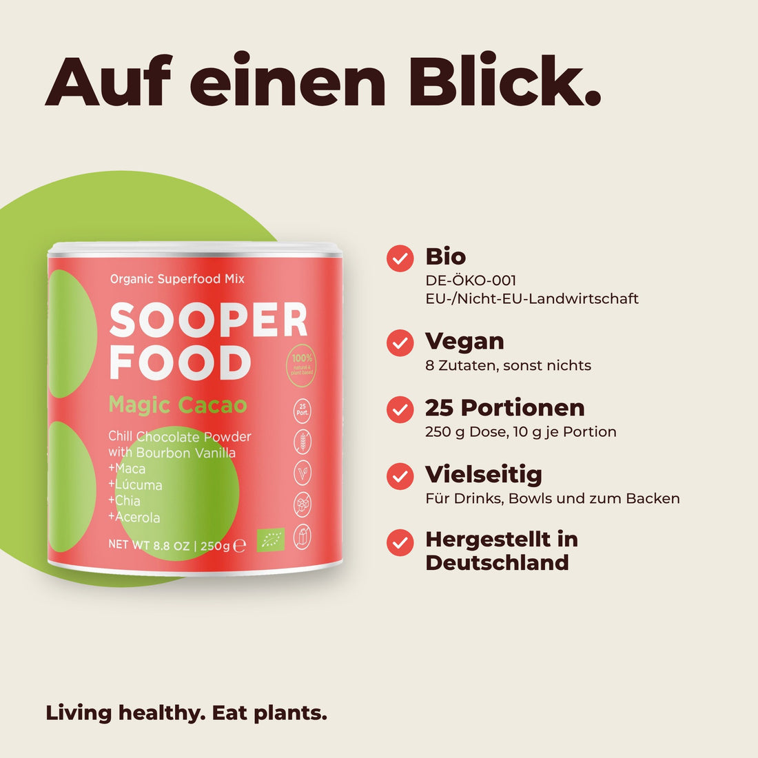 Magic Cacao Bourbon Vanille - Auf einen Blick