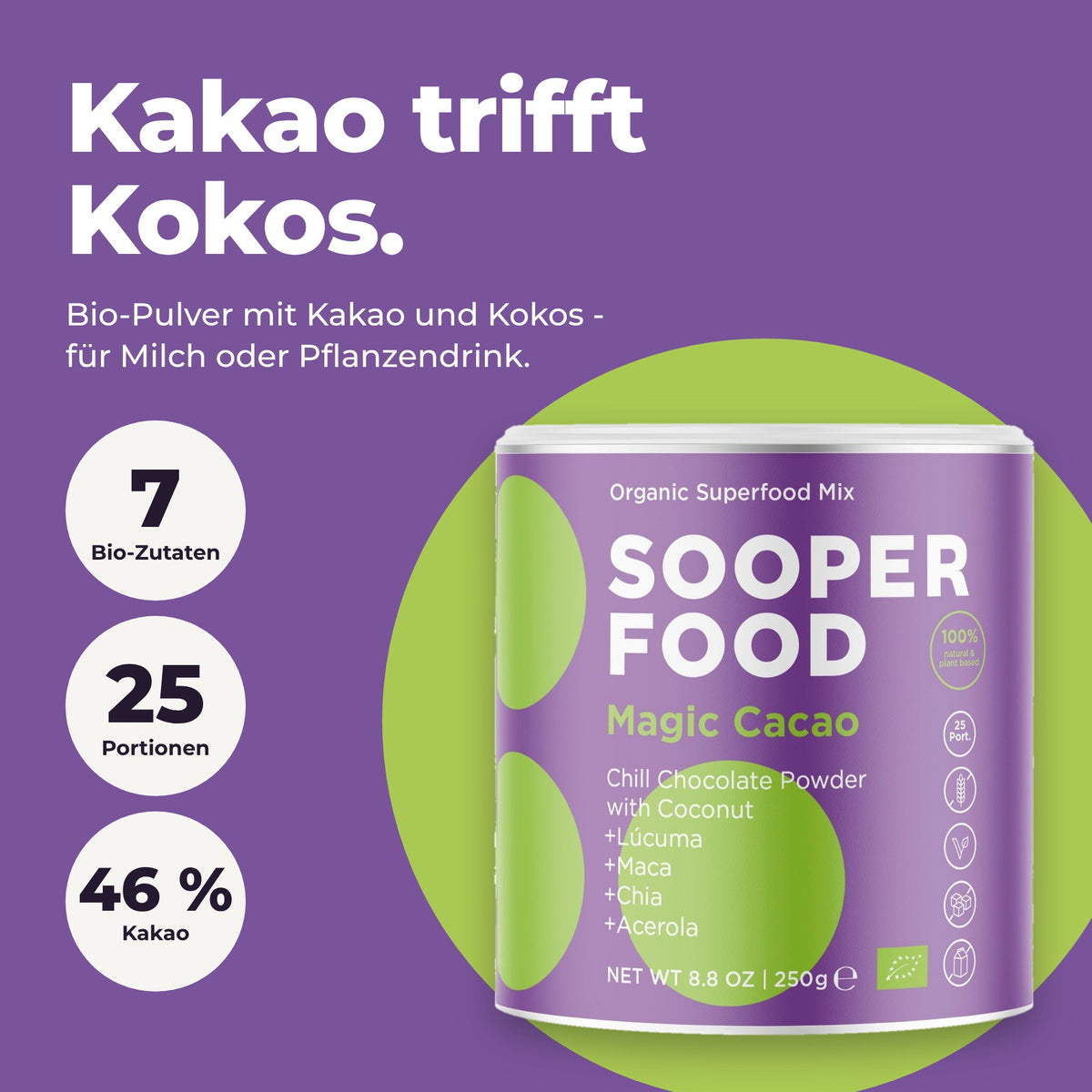 Magic Cacao Kokosnuss - Hero