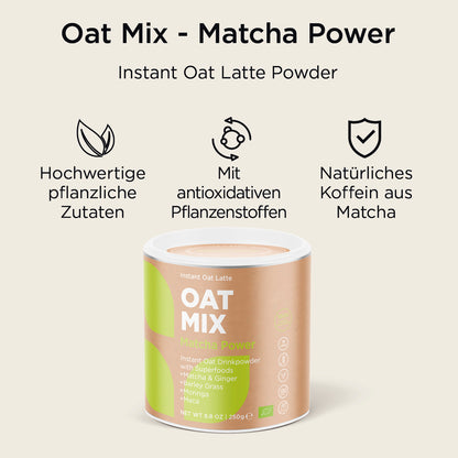 Oat Mix Matcha Power