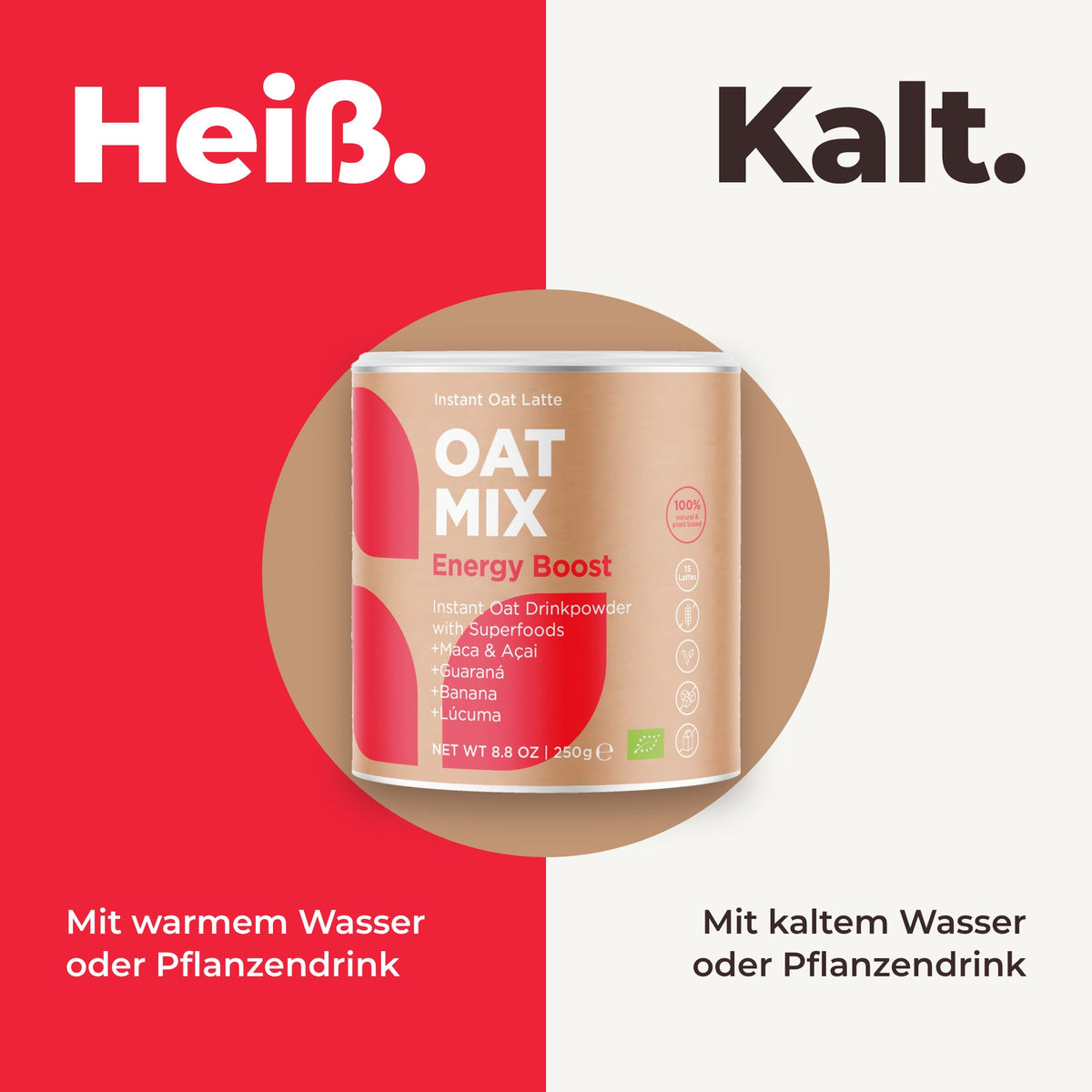 Oat Mix Energy Boost - Heiß oder kalt