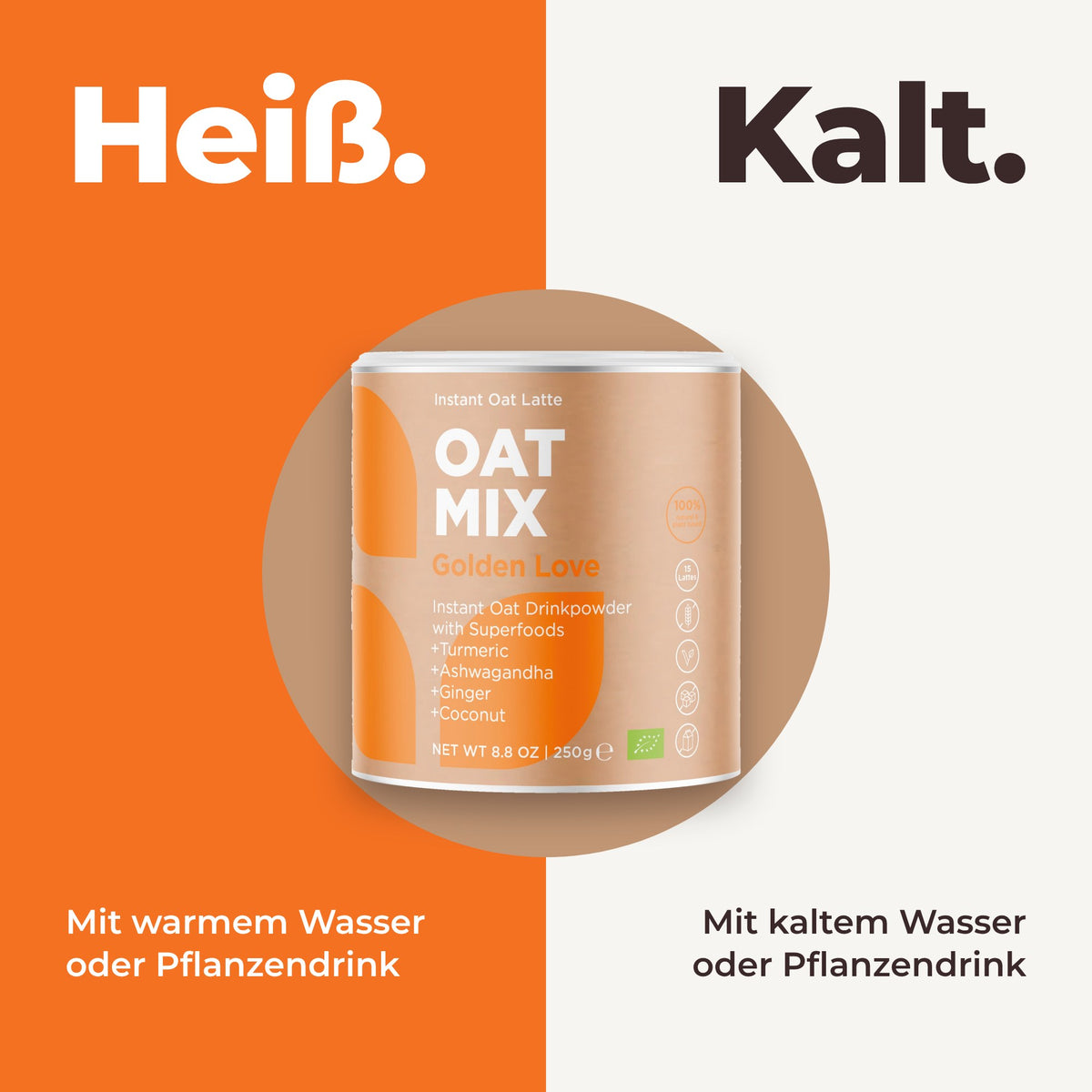 Oat Mix Golden Love - Heiß oder kalt
