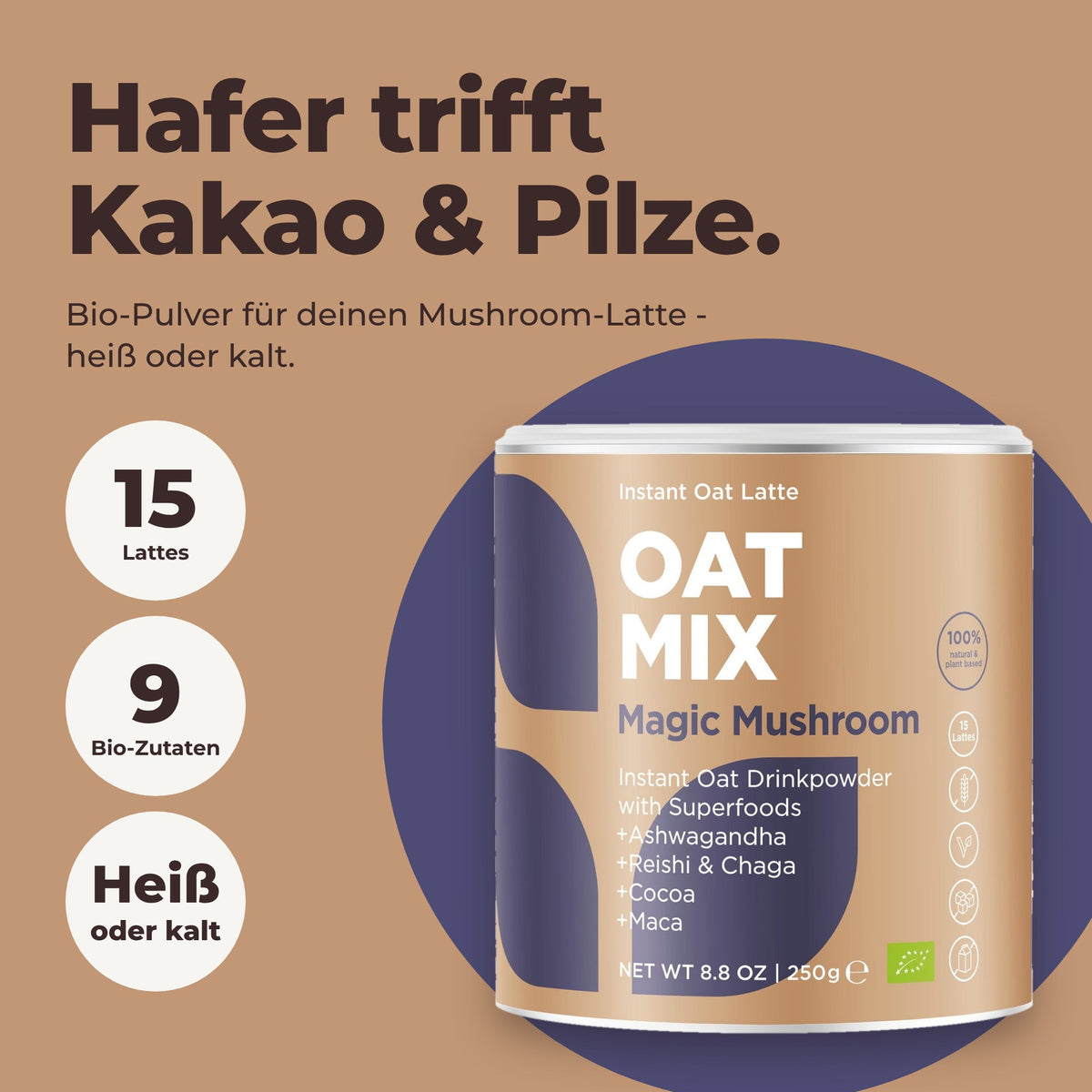 Oat Mix Magic Mushroom - Hero