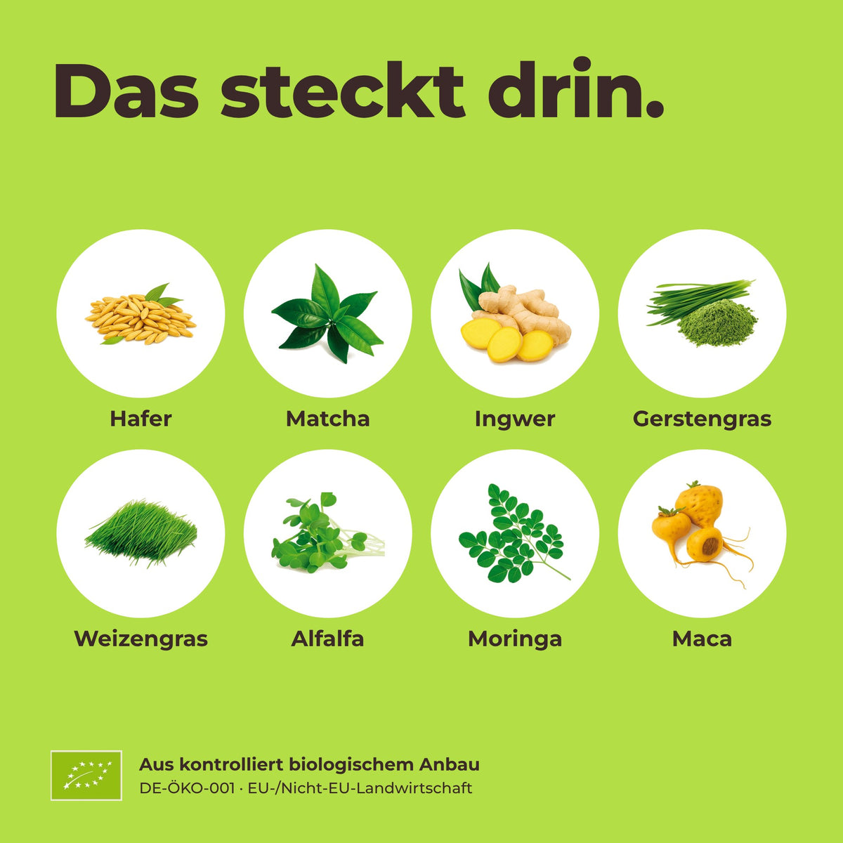 Oat Mix Matcha Power - Zutaten